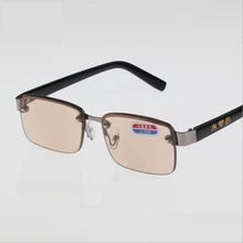 Кристальные очки для чтения, мужские и женские пробивные бескаркасные белые очки для чтения, Анти-усталость очки для чтения