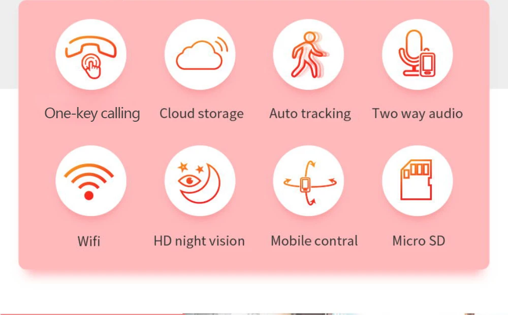 INQMEGA облачная Беспроводная ip-камера 1080P приложение обратный вызов автоматическое отслеживание Домашняя безопасность CCTV сеть Wifi Cam