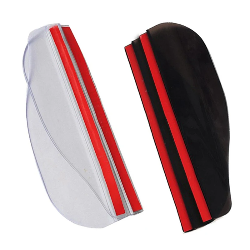 

2Pcs/Pair Universal PVC Rearview Mirror Rain Shade Rainproof Blades Car Back Mirror Eyebrow Rain Cover Car Accessories