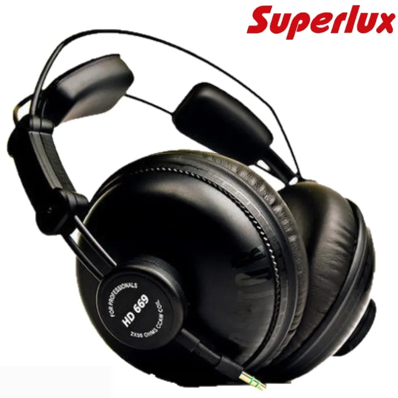 Superlux HD669 профессиональная студийная запись монитор закрытые задние наушники шумоподавление Гарнитура музыкальная студия игровая гарнитура