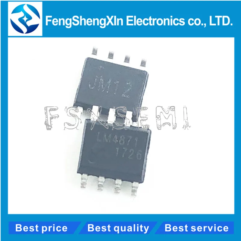 

10pcs/lot LM4871MX LM4871M LM4871 4871 LM4871T 3W Audio Power Amplifier with Shutdown Mode SOP-8