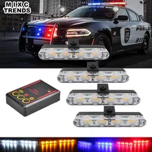 MIXC TRENDS 12 В водонепроницаемый автомобильный передний задний фонарь Предупреждение льный стробоскоп полицейский светильник 4x4 светодиодный супер яркий 16 Вт для прицепа грузовика