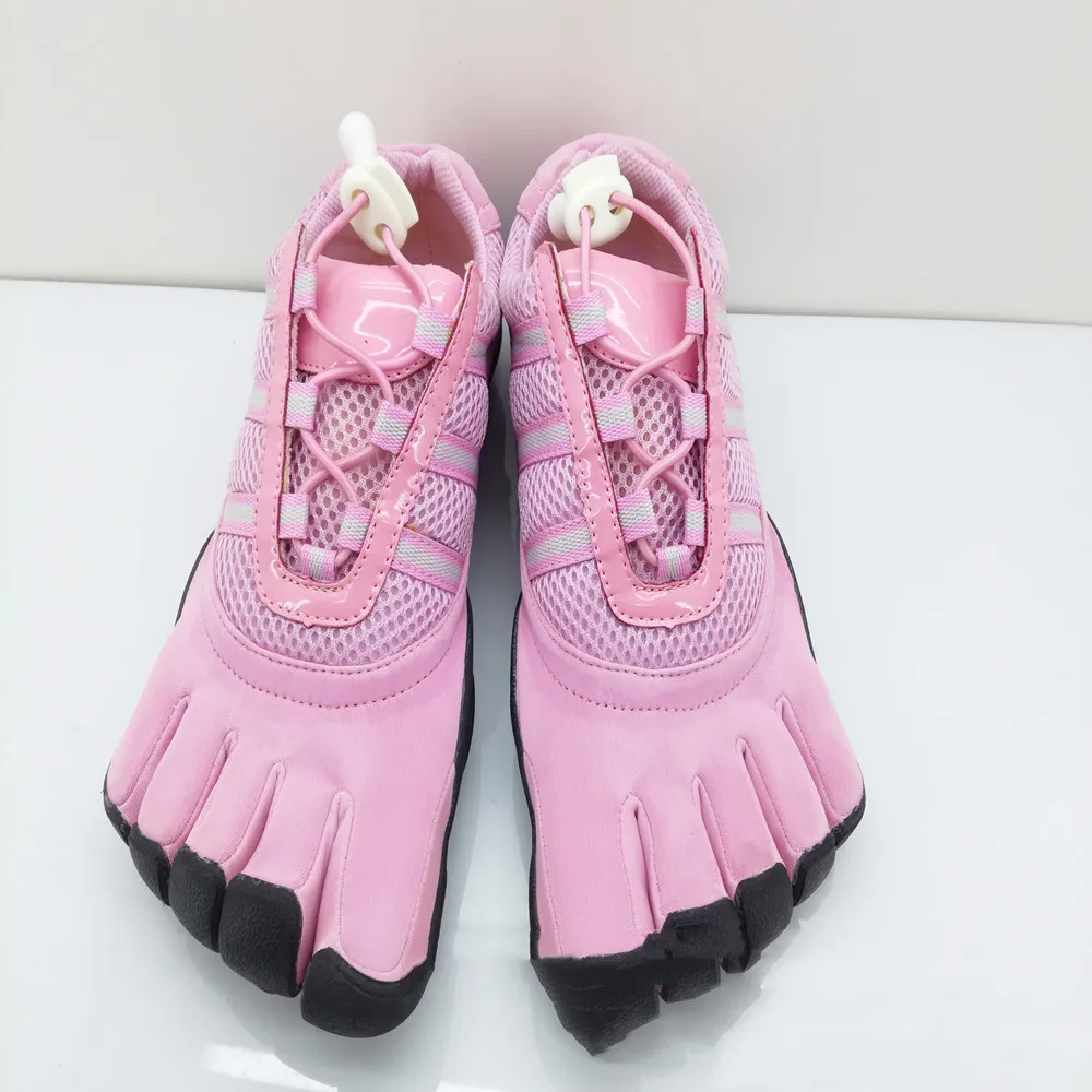 Мужская и женская Нескользящая быстросохнущая обувь с изображением пальцев легкая дышащая обувь для прогулок кроссовки для тренировок