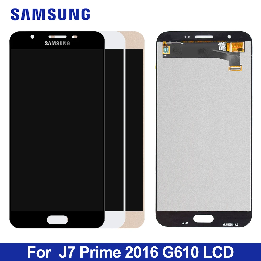 

5.5'' Original LCD Replacement Digitizer For Samsung Galaxy J7 Prime G610 G610F On7 2016 G6100 Display Touch Screen Assembly