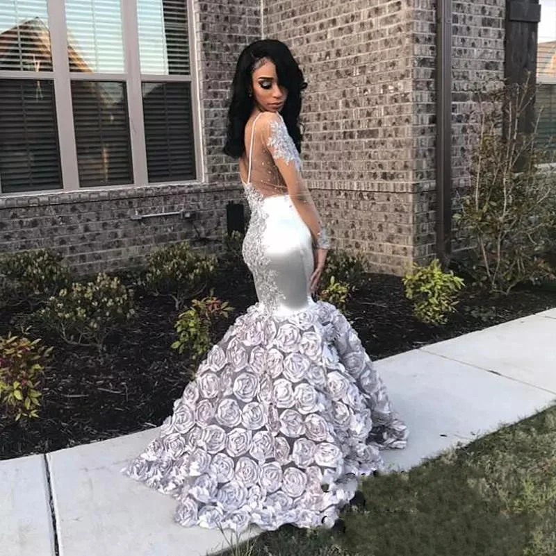 gorgeous-rose-flowers-mermaid-prom-dresses-2019-appliques-beads-sheer-long-sleeve-evening-gown-silver-stretchy-satin-robes-de-soirée (2)