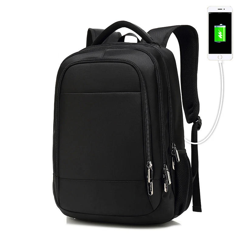 

Men Backpack For 15.6 Inches Laptop USB Charge Large Capacity Students Travel School Bag Male Business Water Repellent Rucksack