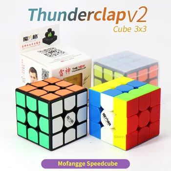 

3x3x3 Magic Cube Speed Mofangge Thunderclap V2 Puzzle 56mm Competition Toys For Children Kids cubo WCA Championship 3x3