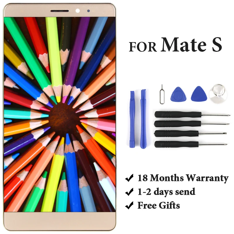 Для Huawei Mate S LCD 5 ''сенсорный экран в сборе CRR-UL00 CRR-UL20 CRR-L09 дисплей запасные части