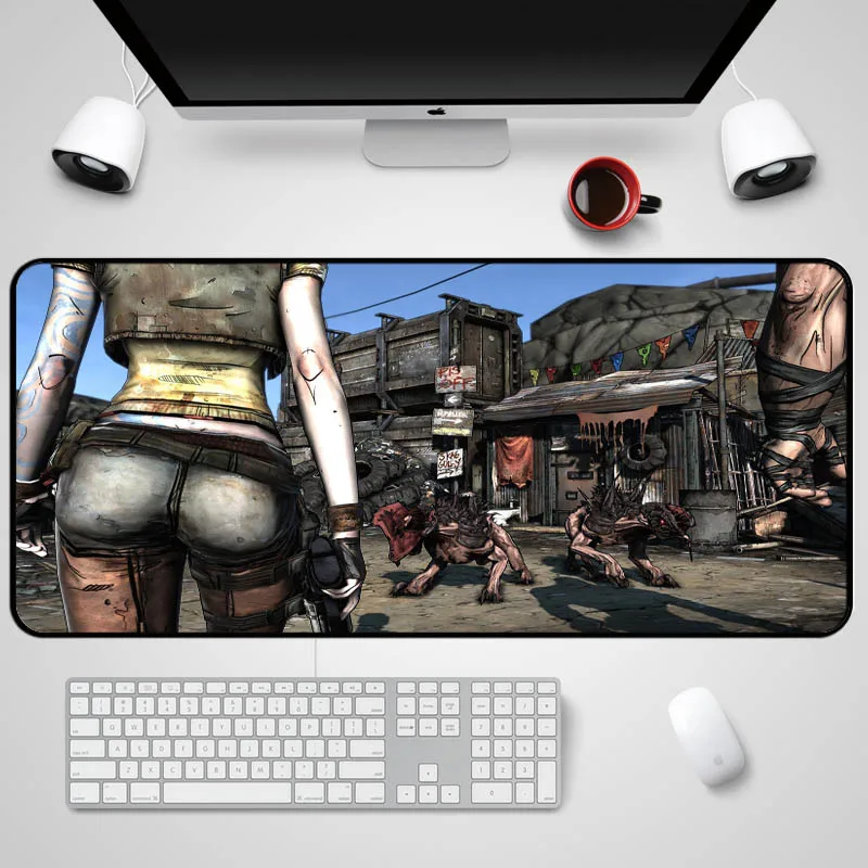 Congsipad The 3D Fps Rpg Game Borderlands 2 Mousepad Computer Peripherals Bige Size Locked Edge Table Mice Mat Pad Pc GamingMat