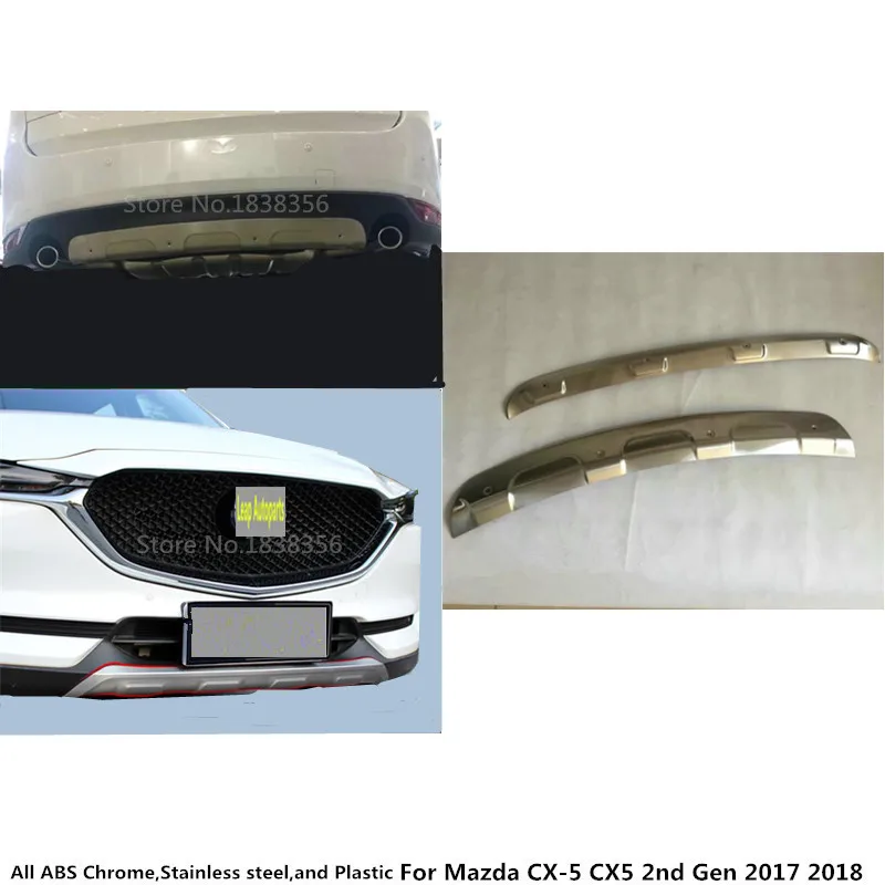 Для Mazda CX-5 CX5 2nd Gen 2017 2018 2019 2020 2021 отделка бампера Передняя головка/задние капоты
