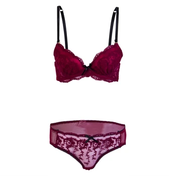 

Hot Sexy Women Lace Floral Adjusted-straps Push Up Padded Bras Sets Lingerie Bras Panties Underwear Suits Sets 32-36B