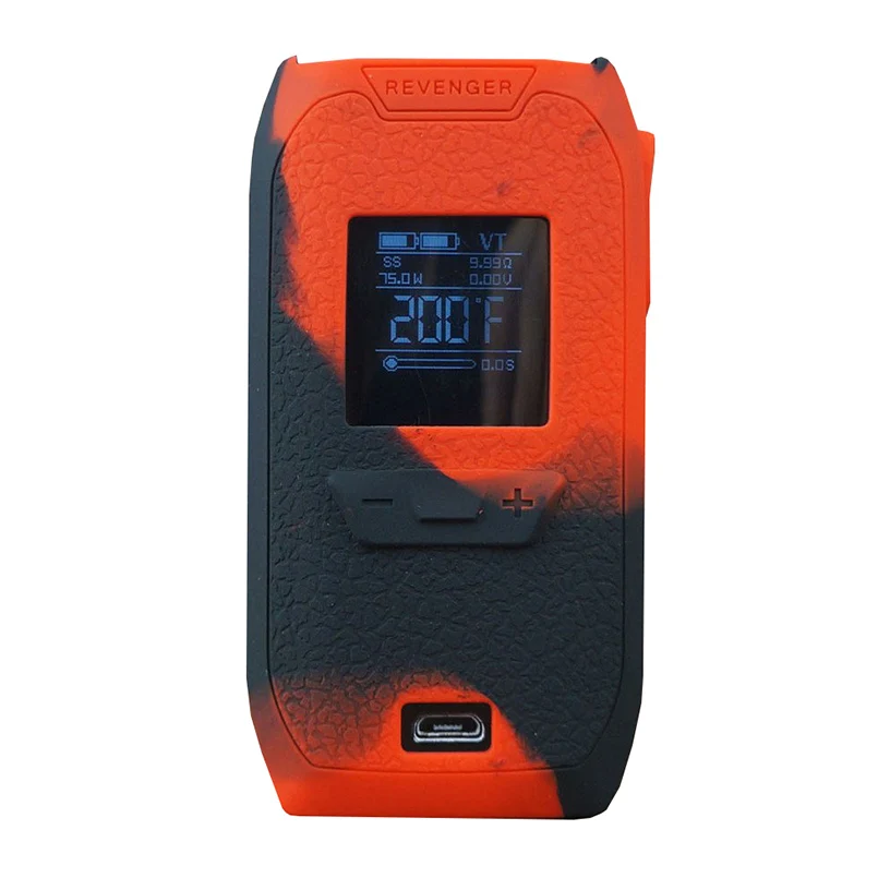 2 шт Vaporesso набор Мститель 220 силиконовый чехол/крышка/обертывание силиконовый резиновый рукав/корпус/кожа для Vaporesso Мститель 220 мод - Цвет: Красный