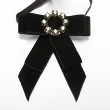 Ленты бантом Стразы галстук-бабочка мужские платья броши для рубашек Хрустальный галстук мужские костюмы Воротник Шпильки Свадебные модные украшения