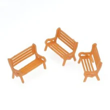 5pcs Plastic Model Park Bench Model Landscape 1 100