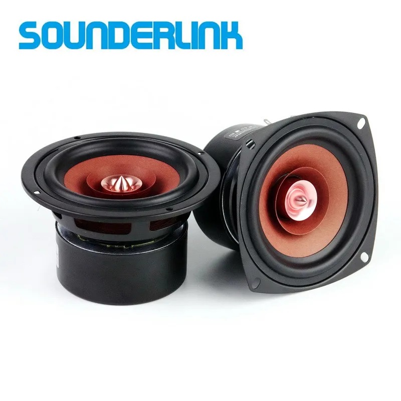 2 шт./лот 4 дюймовый Полнодиапазонный монитор Sounderlink цилиндрический динамик Hi Fi
