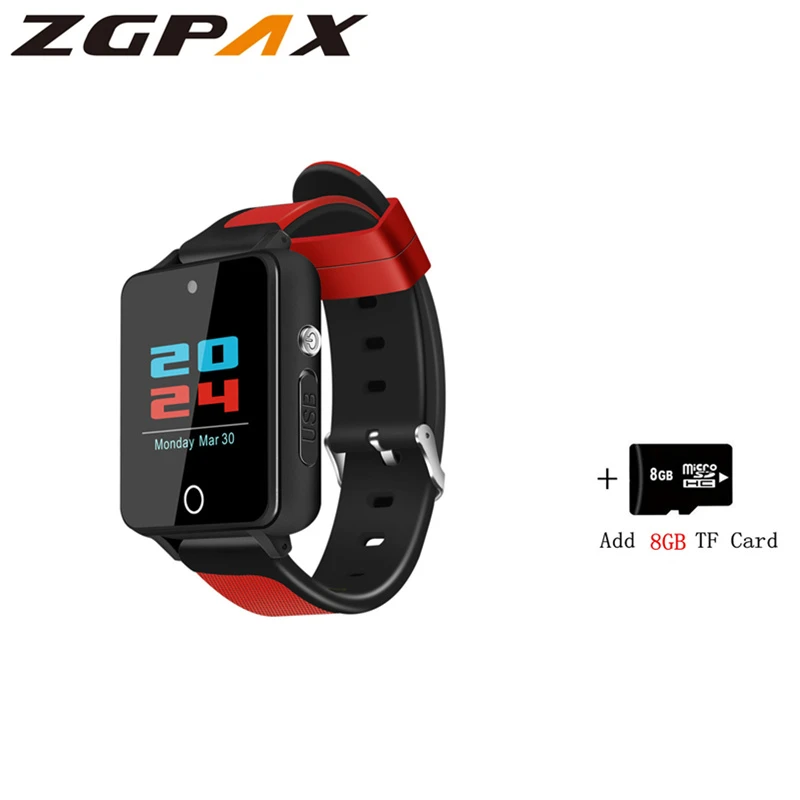 ZGPAX S9 Смарт-часы Android 5 1 MTK6580 512 МБ + 12 Гб Поддержка сим-карты TF карты Bluetooth 4 0 3g gps Wi-Fi