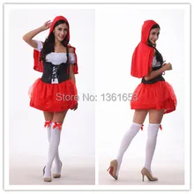 Little red riding hood costume font b COSPLAY b font The fairy tale clothing princess dress
