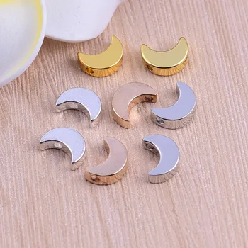 

2016 Brand New Simple Korean Style Women Gold/ Silver plated Half Moon Pendant for Necklace Female Jewelry 7088