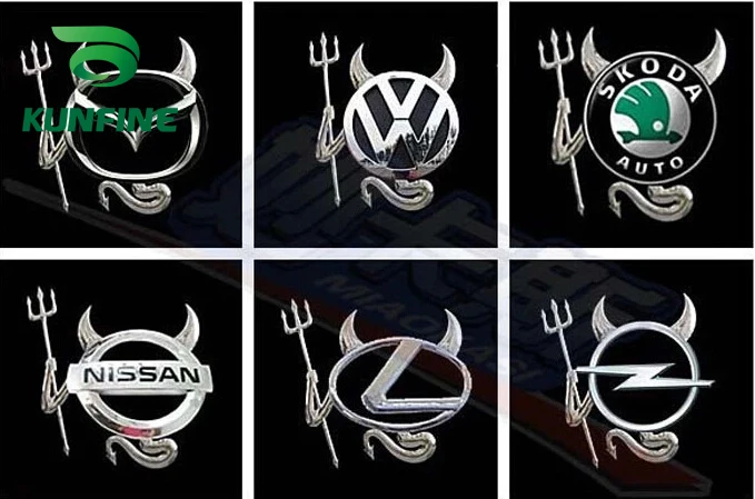 YUNHOME Emblem Aufkleber Auto Aufkleber Auto Emblem Auto 3D Brief Auto  Aufkleber Chinesisches Alphabet Logo DIY Alphanumerische Metallauto  Körperaufkleber Blume Kopfschwanz-Großes Helles Silber-G: : Auto &  Motorrad