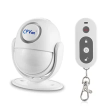 CPVAN Wireless Motion Sensor Alarm Infrared PIR DIY Motion Detector Burglar Alarm System with Remote Control for Home Security CPVAN Wireless Motion Sensor Alarm Infrared PIR DIY Motion Detector Burglar Alarm System with Remote Control for Home Security