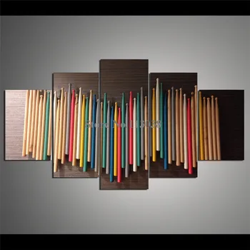 

5 Pieces Colorfur Mold Printed Canvas Painting Living Room Wall Art Pictures Home Decroation No Frame Do Dropshipping