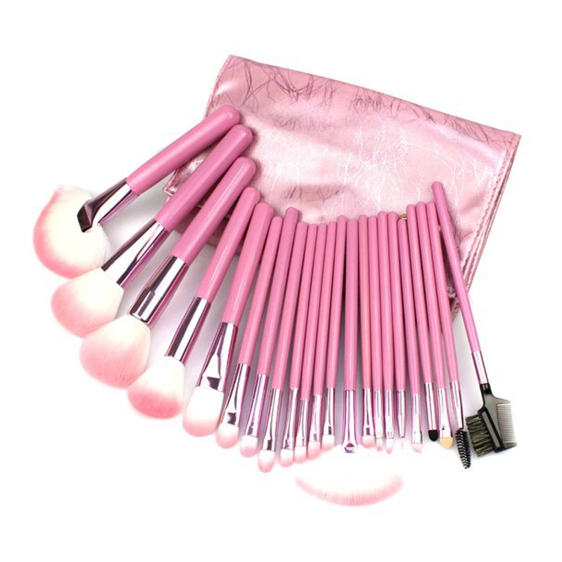 

22 Pcs/set Makeup Brushes Professional Cosmetic eyeshadow blusher lipgloss lipstick Foundation Powder Face Eye Brush Girls Gift