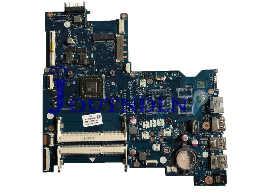 JOUTNDLN для ноутбука HP 15-AF материнская плата ABL51 LA-C781P 813966-501 813966-001 w/Φ процессор DDR3