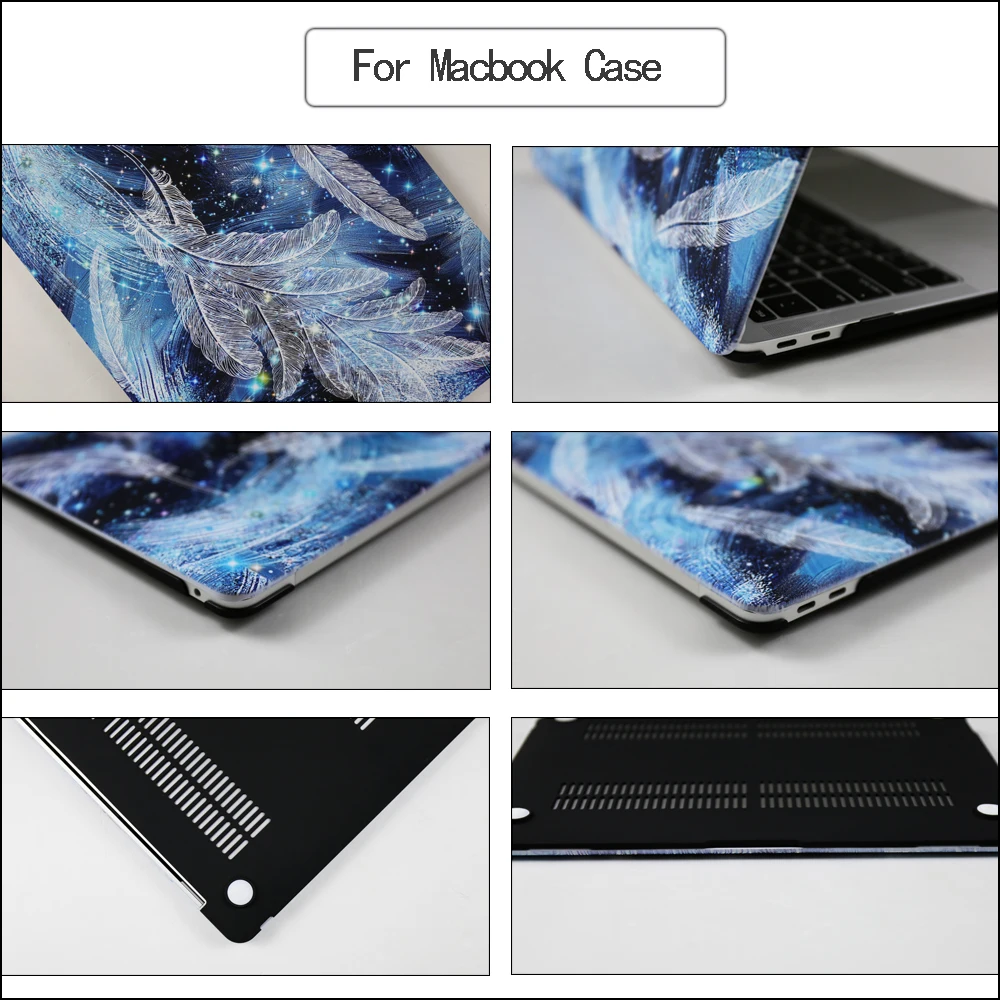 Чехол для ноутбука Macbook Air Pro retina 11 12 13,3 15 Pro 13 A1706 A1989 A2159 сенсорная панель для MacBook Touch ID Air 13 A1932 оболочка