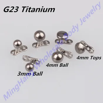 

Each Shape 5pcs (Mixed 3 Shape) G23 Titanium Micro Dermal Anchor Skin Diver Body Piercing Jewelry