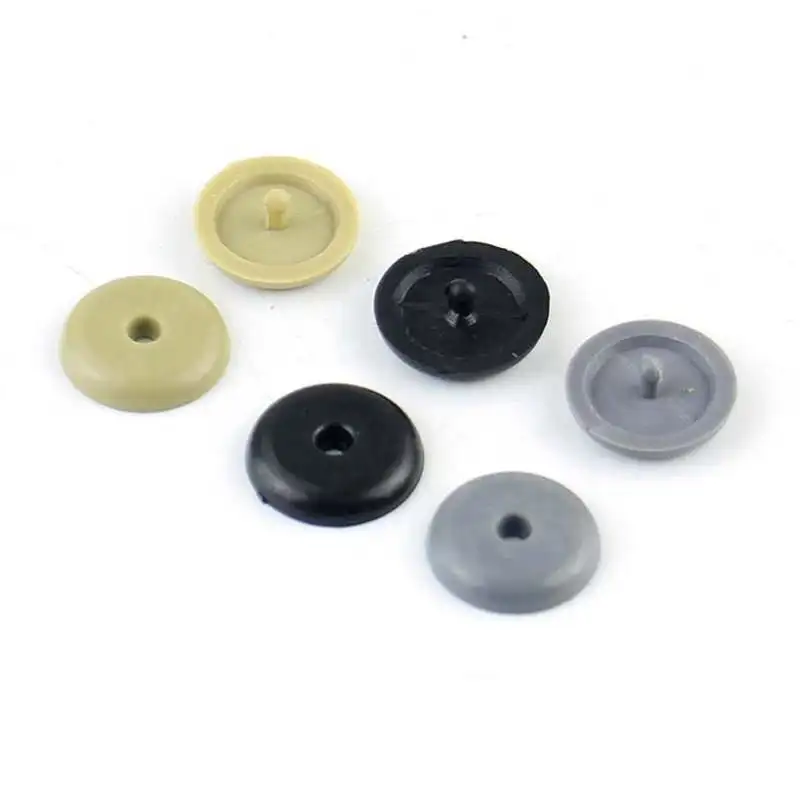 10 Sets Car Safety Seat Belt Stopper Black Beige Plastic Spacing Limit