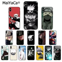 Maiyaca anime naruto hatake kakashi alta qualidade caso de telefone para apple iphone 8 7 6s plus x xs max 5 5S se xr celulares