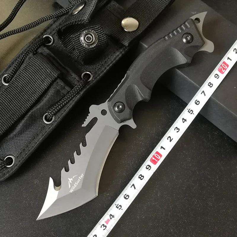Открытый Отдых Охота выживания Ножи Karambit тактический фиксированным сабля лезвия