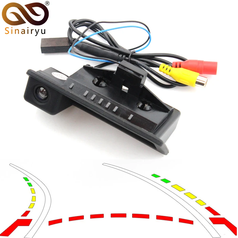 

Sinairyu Car Reversing Trajectory Tracks Backup Reverse Camera Rear View For BMW E82 E88 E84 E90 E91 E92 E93 E60 E61 E70