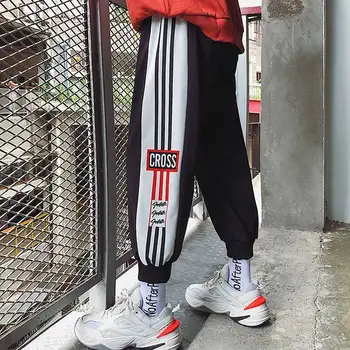 

Hip Hop Trousers Men Cool Joggers Pants Fashion Men Casual Black Cargo Pant Streetwear High Street Elastic Waist Harem Pant Men