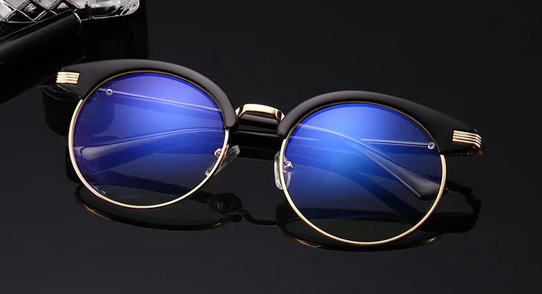 Eyesilove vintage myopia glasses round frame Nearsighted Glasses prescription glasses for men women eyewear -0.50 to -6.00