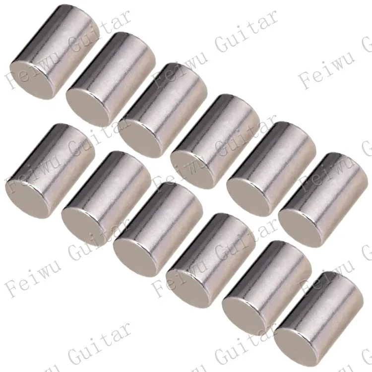 8 шт. Серебряная электрическая бас-гитара Humbucker Пикап Polepiece Bobbin Slug Pole slug/длина: 15