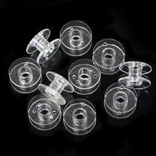 Горячая распродажа 10 шт прозрачные пластиковые шпульки для Brother Janome Singer швейная машина Wonderation дропшиппинг