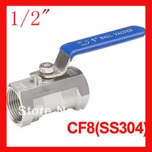 Новое прибытие 1/" cf8 1 шт. шариковый клапан, одна часть с внутренней резьбой шаровой кран для воды, нефть и газ