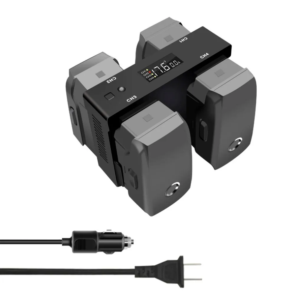 Зарядное устройство для дрона для зарядного устройства для DJI Mavic 2 4 в 1 быстрая умная мульти-батарея интеллектуальное зарядное устройство с ЖК-дисплеем