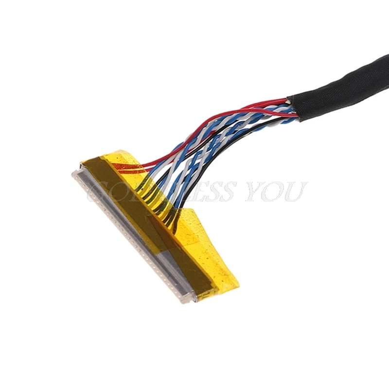 Для универсального FIX 30 Pin 1ch 6bit LVDS кабель 26 см для 14 1 15 6 дюймов ЖК панель горячая