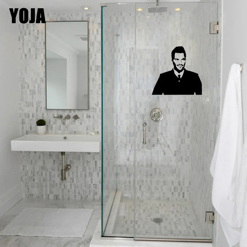 YOJA 28x28 7 см стильные Спальня декоративные настенные Стикеры Ванная комната Стекло
