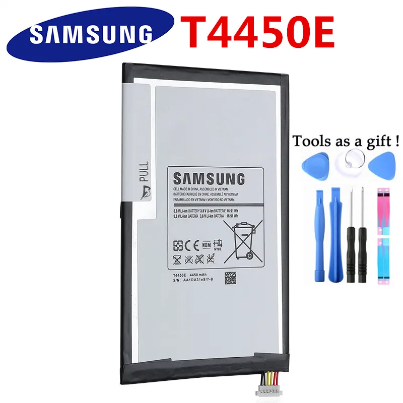 Аккумулятор для планшета samsung T4450E для samsung Galaxy Tab 3 сменный аккумулятор 8,0 T310 T311 T315 4450 мАч