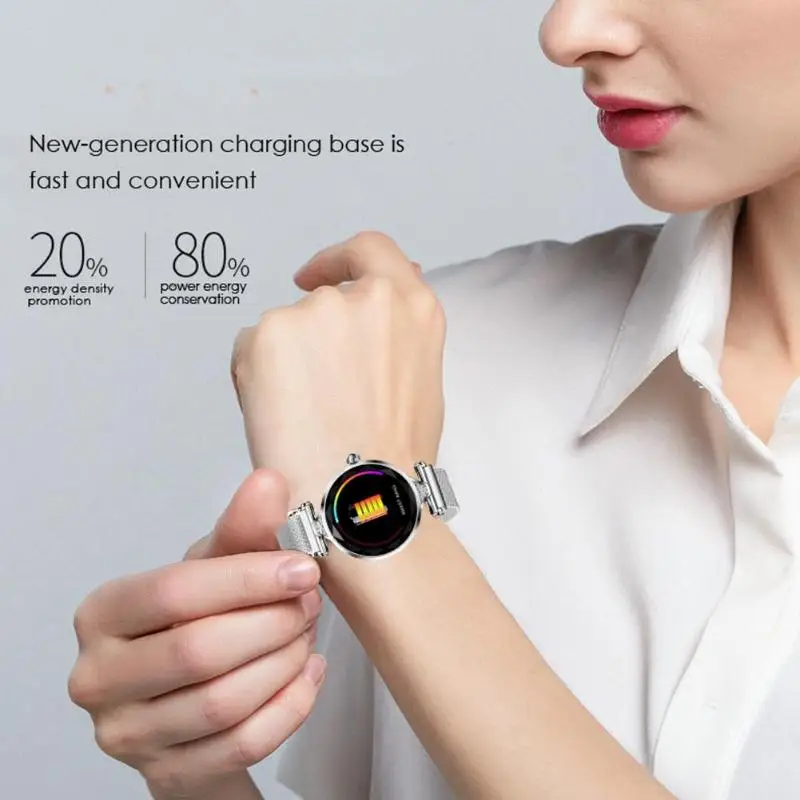H1 Смарт часы IP67 водонепроницаемый Bluetooth сердечного ритма артериального давления для женщин Смарт наручные часы для IOS Android reloj браслет