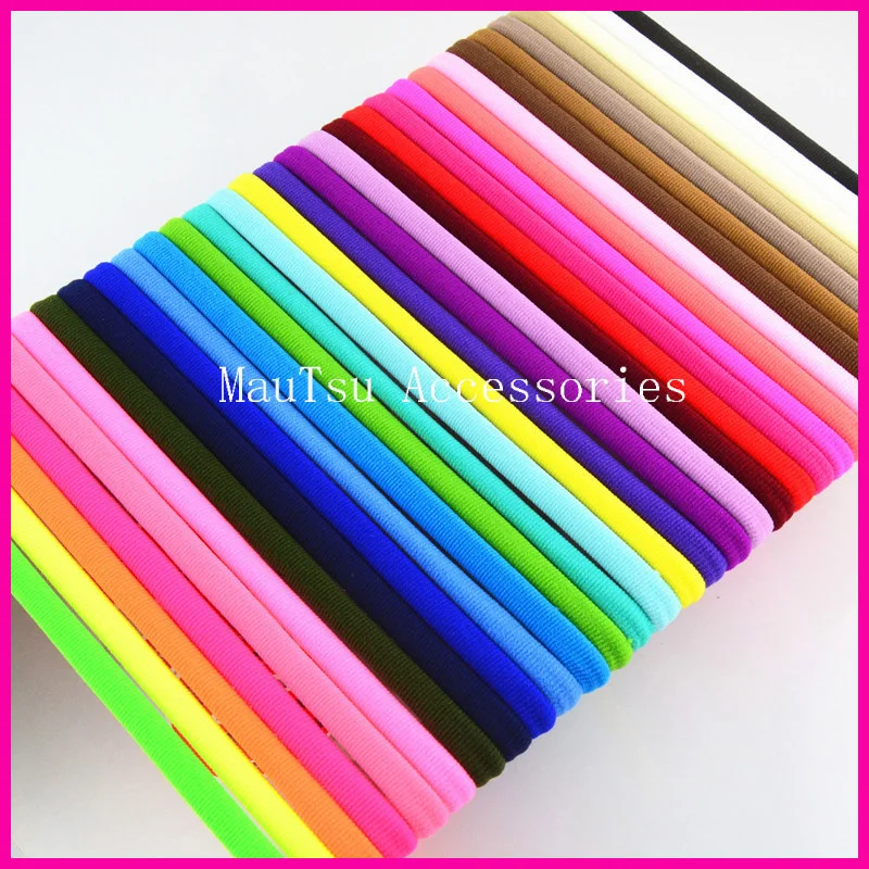 

20PCS Assorted Colors 10mm width Knitted Elastic Headbands hairbands for kids,Plain crochet Hairbands,Girl Hair accessories