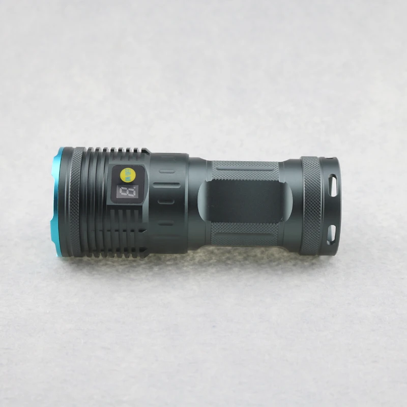 Bcmxjvh 28000lm 15T6 taitcal ЖК-дисплей Дисплей Интеллектуальный фонарик 15x CREE T6 LED Охота кемпинг фонарик с 18650 Батарея