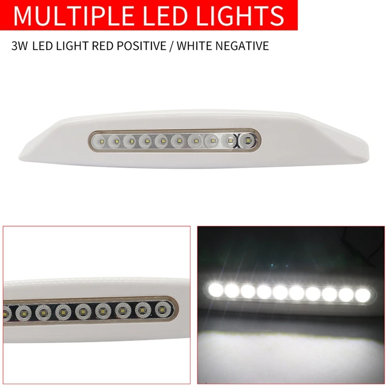 12 В яркая 10 Smd Светодиодная внешняя лампа для навеса лампа подходит для каравана Rv Морской лодки автомобильные аксессуары