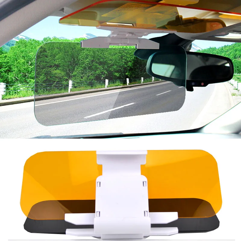 HD Car Sun Visor Goggles For Driver Day Night Anti dazzle Mirror Sun