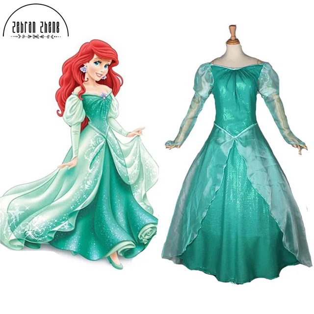 Primark Disney Emin Ragazza Costume Da Sirena Principessa Vestito