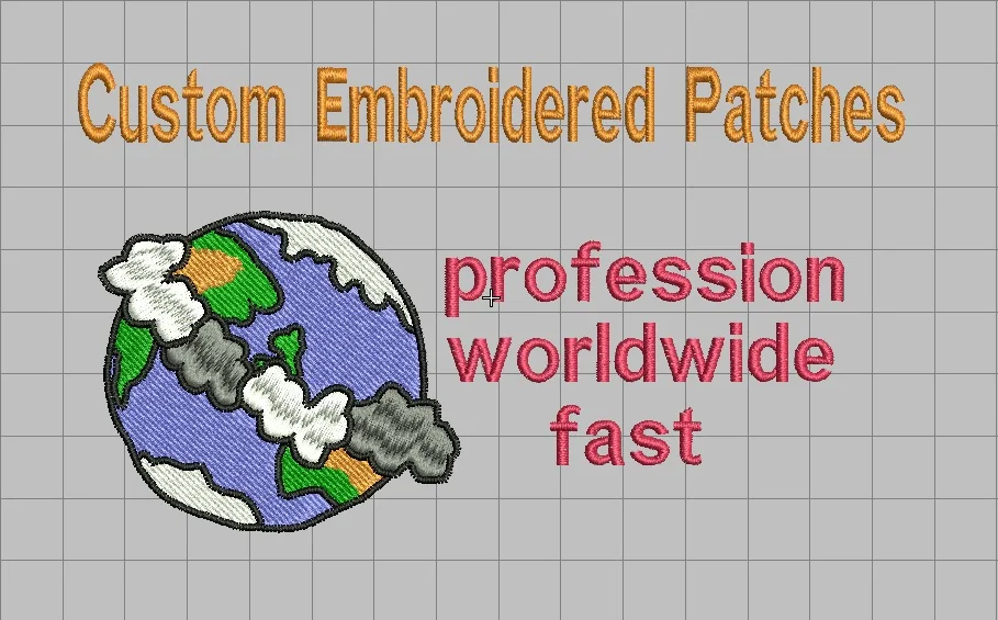 Custom embroidered patch Embroidered Iron on
