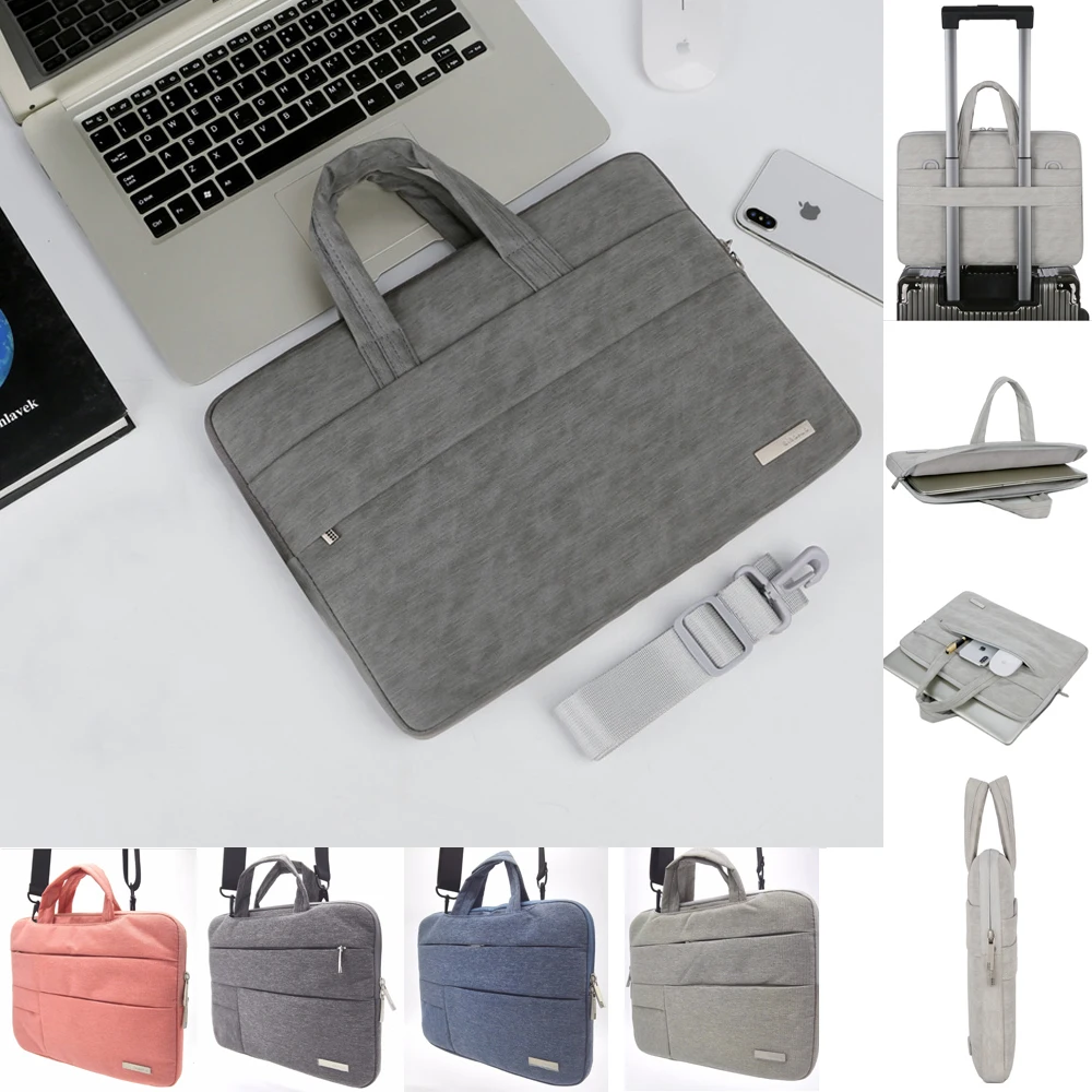 Economici Sacchetto del messaggero Della Borsa del sacchetto Della Cassa Del Manicotto Per Il Computer Portatile 13 14 15.6, borsa a tracolla Per Notebook MacBook Asus Lenovo Acer Dell HP 13.3 15.6